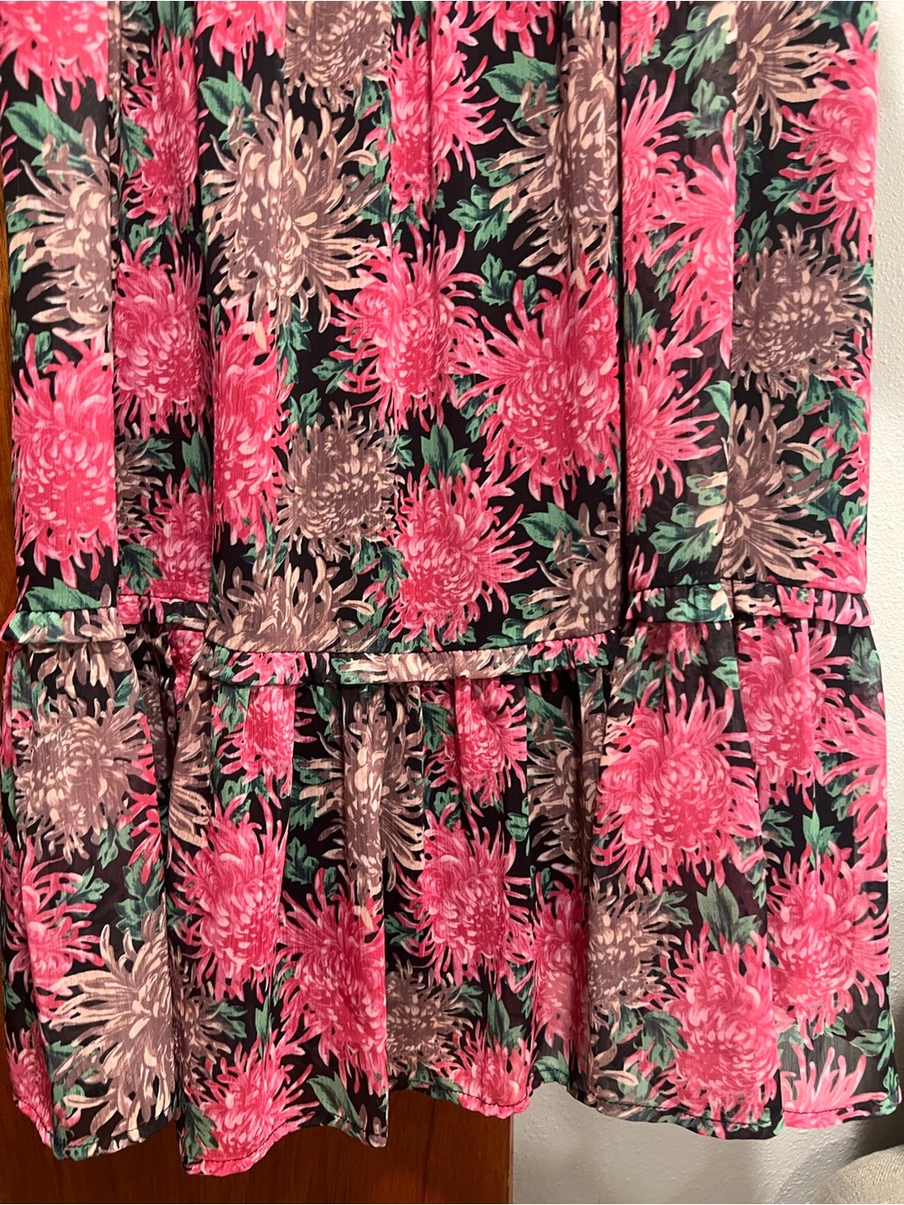 Floral Ruffle Dress - Picture 2 of 9